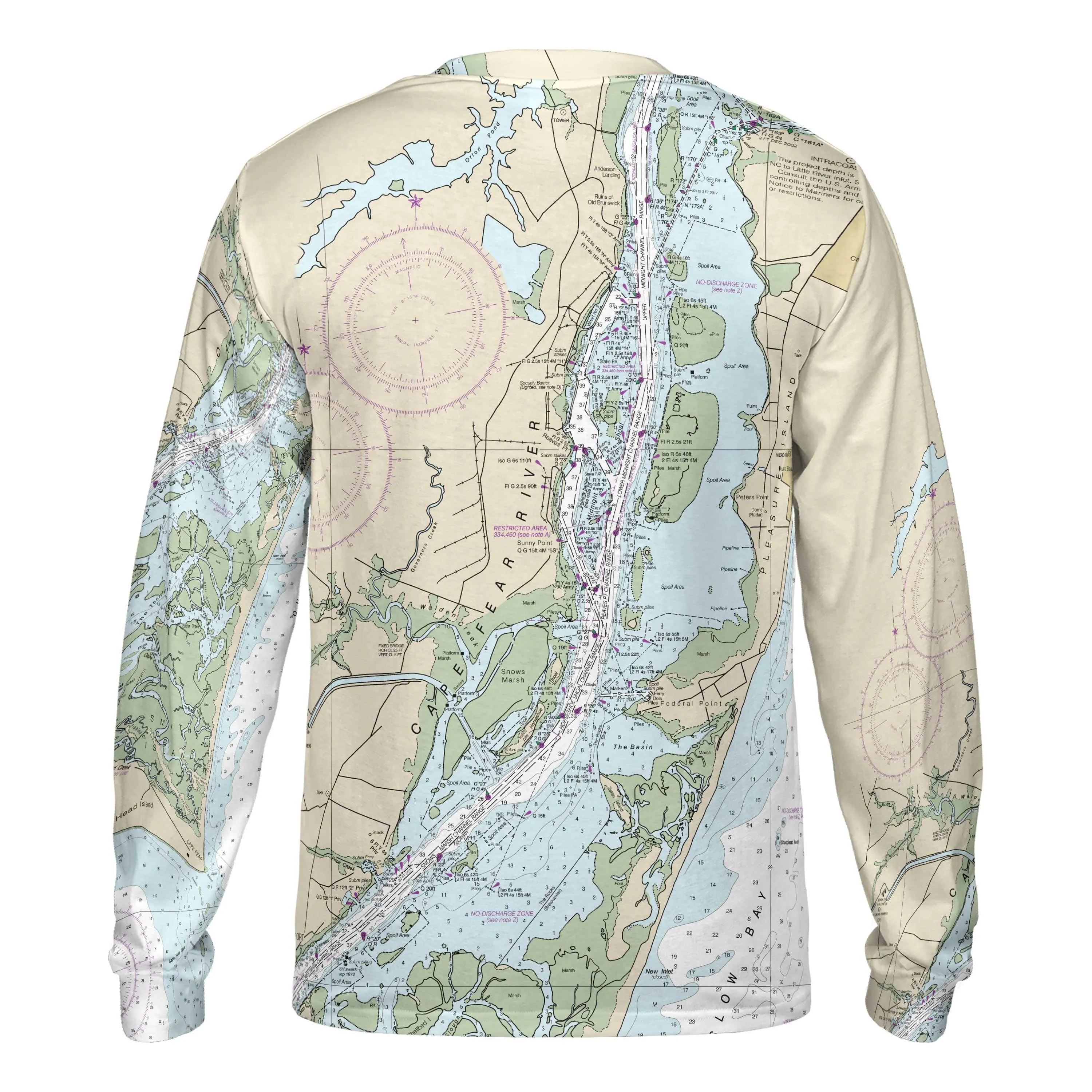 The Cape Fear Bald Head Island Long Sleeve Tee
