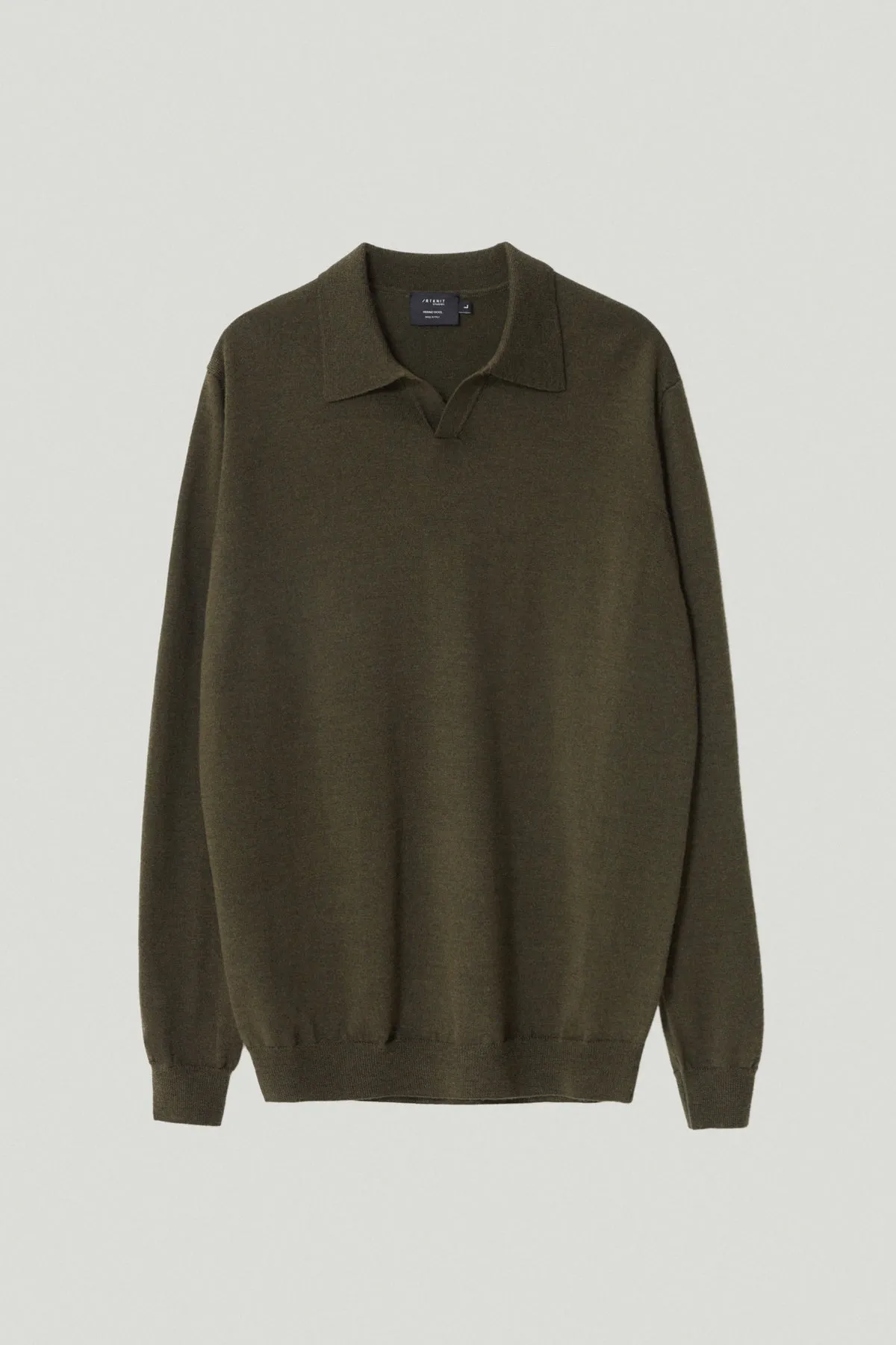 The Merino Wool Buttonless Polo