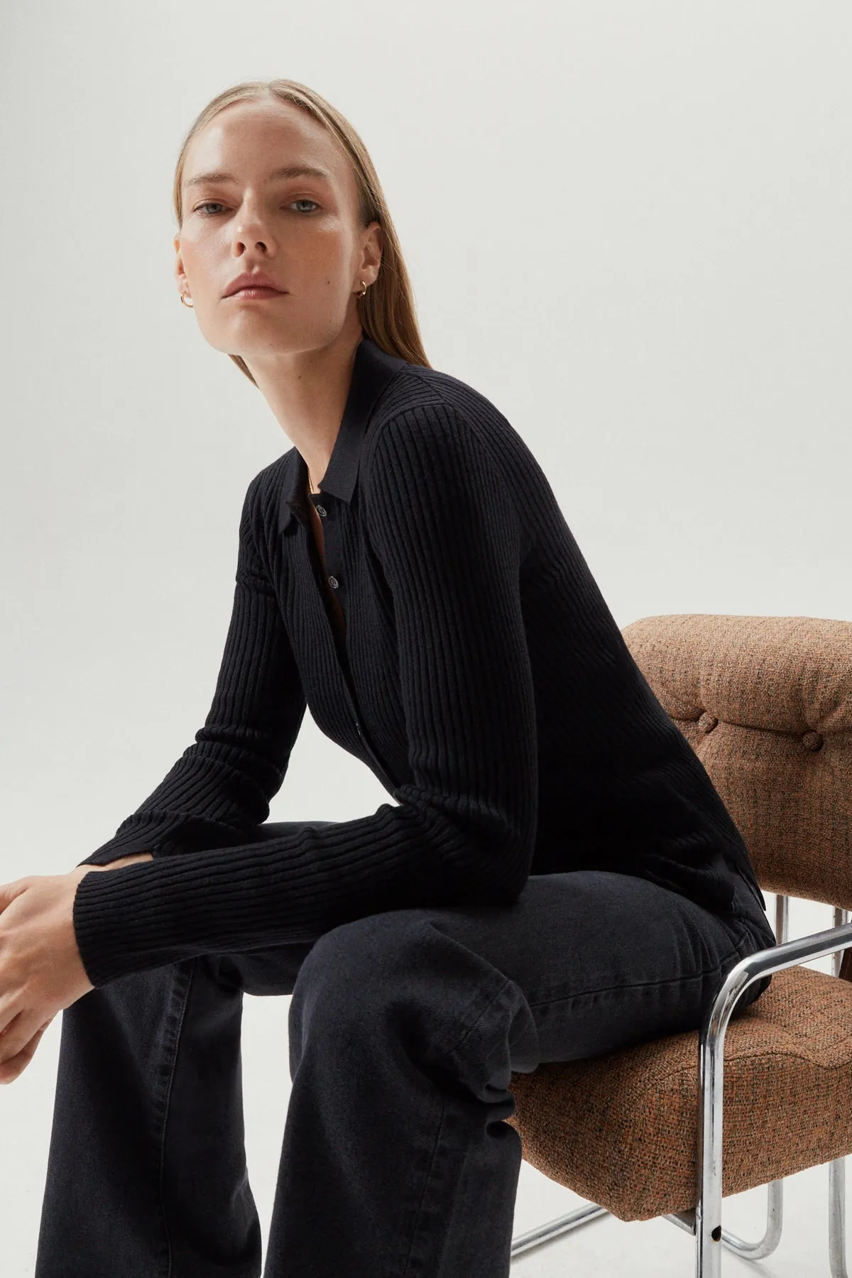 The Merino Wool Ribbed Shirt