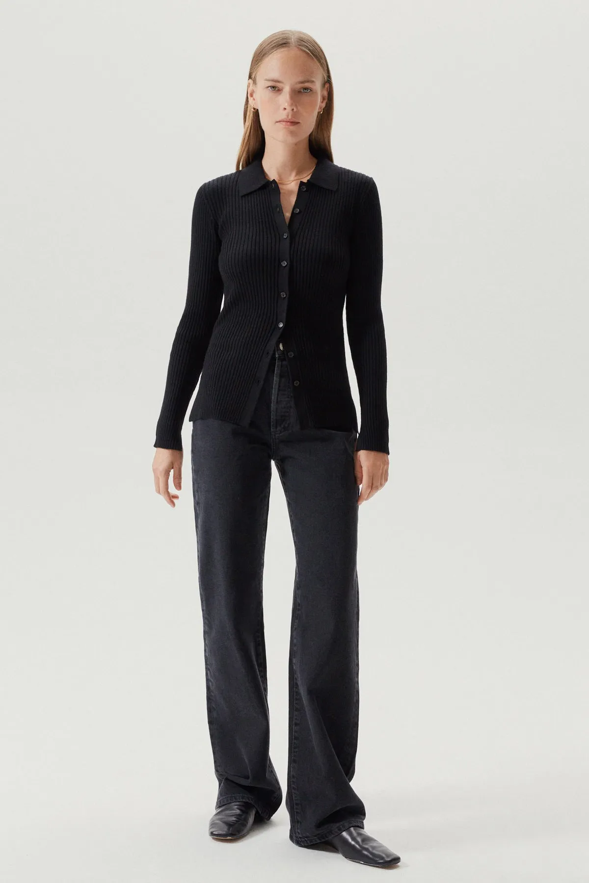 The Merino Wool Ribbed Shirt