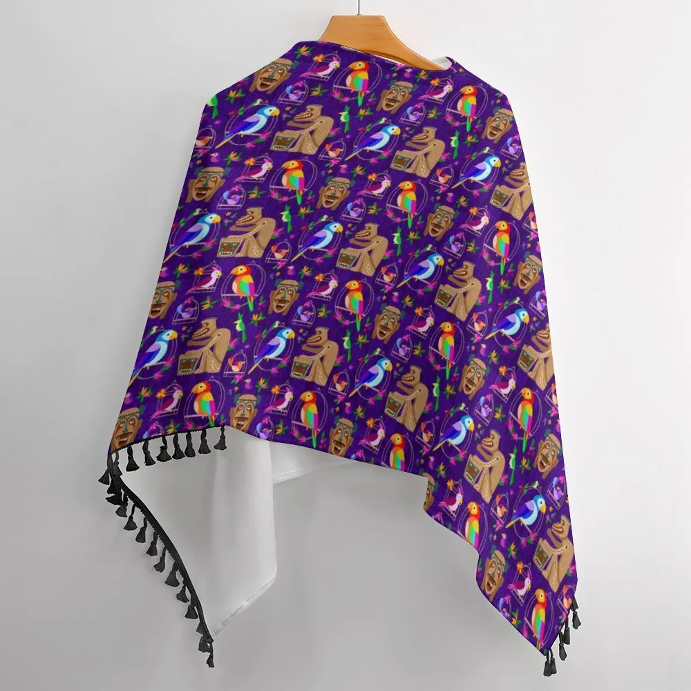 Tiki Plays The Drums Tassel Cape