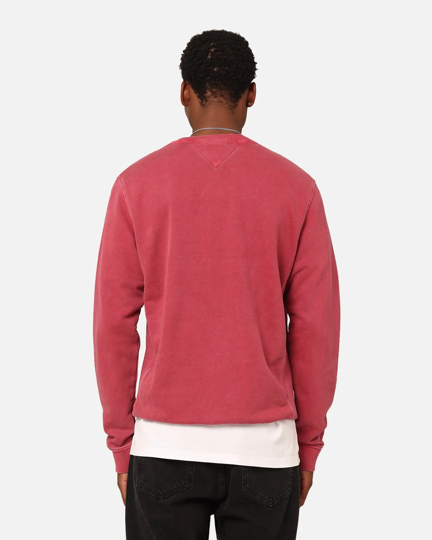 Tommy Jeans Relaxed Grunge Arch Crewneck Rouge