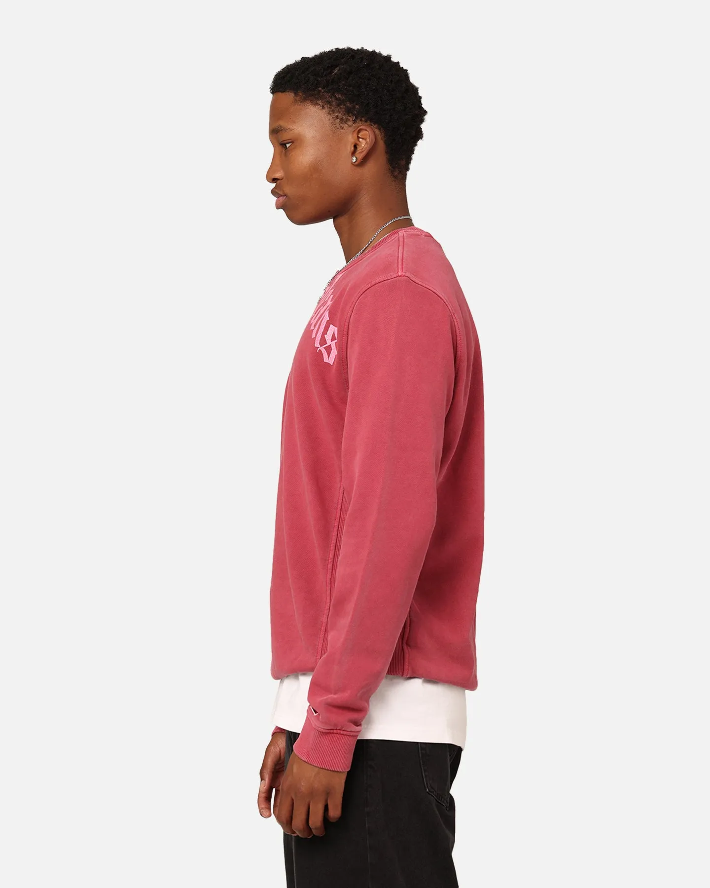 Tommy Jeans Relaxed Grunge Arch Crewneck Rouge