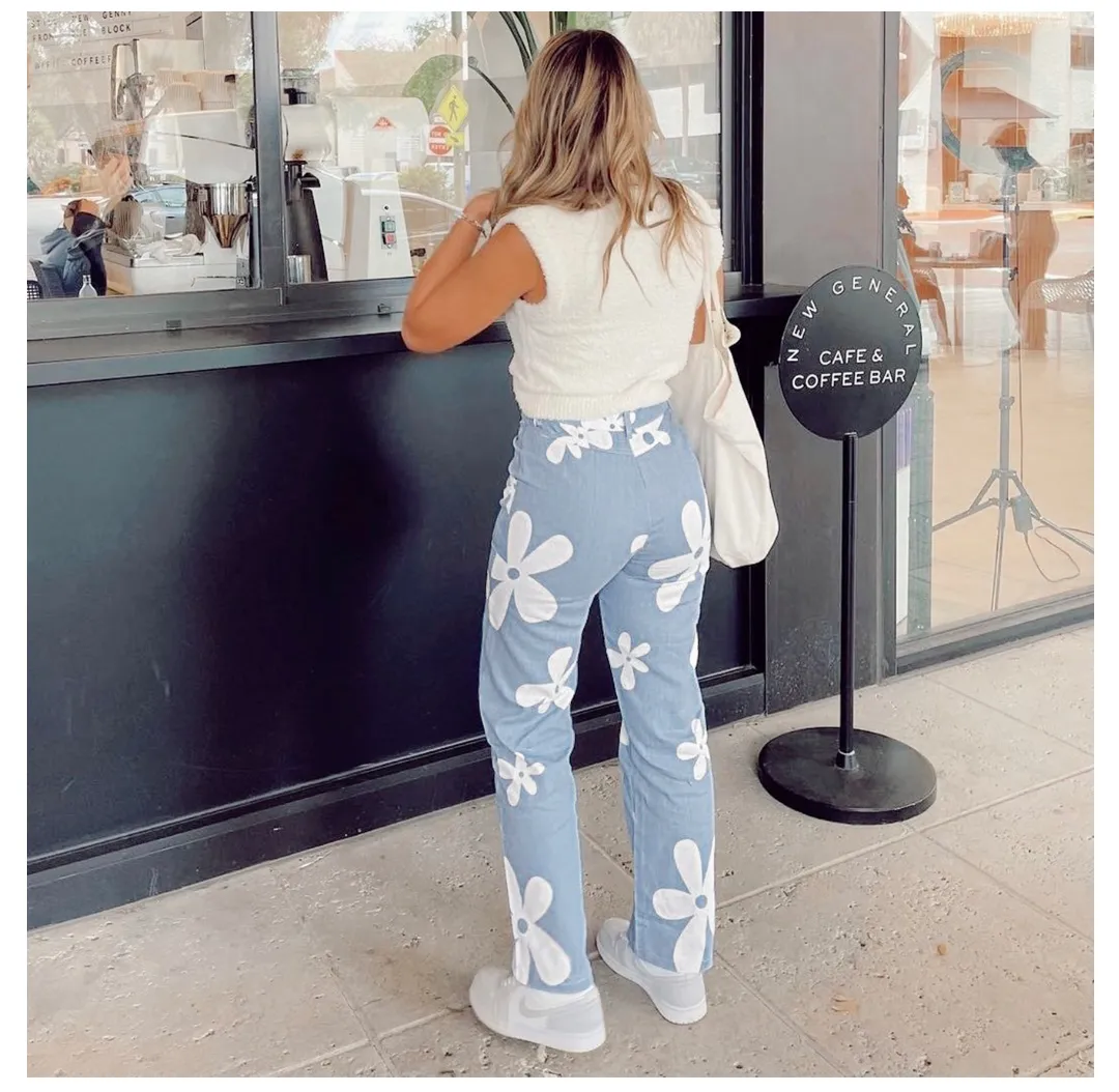 Traceable Jeans Women Straight Jeans for Women