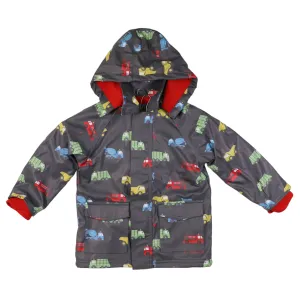 Trucks charcoal lined raincoat