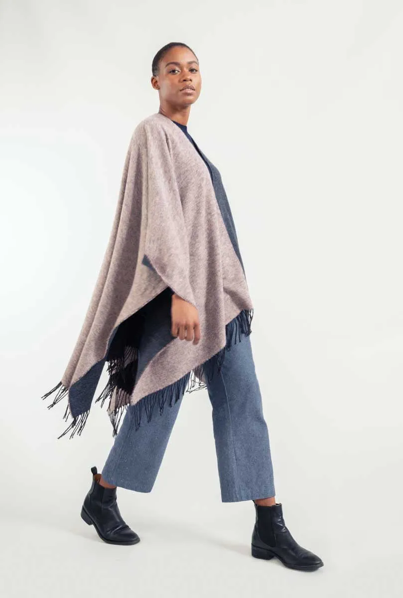 Tuco Recycled Cotton Cape Pink-Blue
