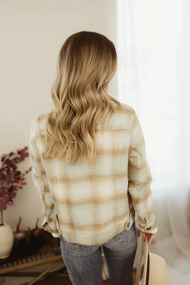 Twill Plaid Jacket