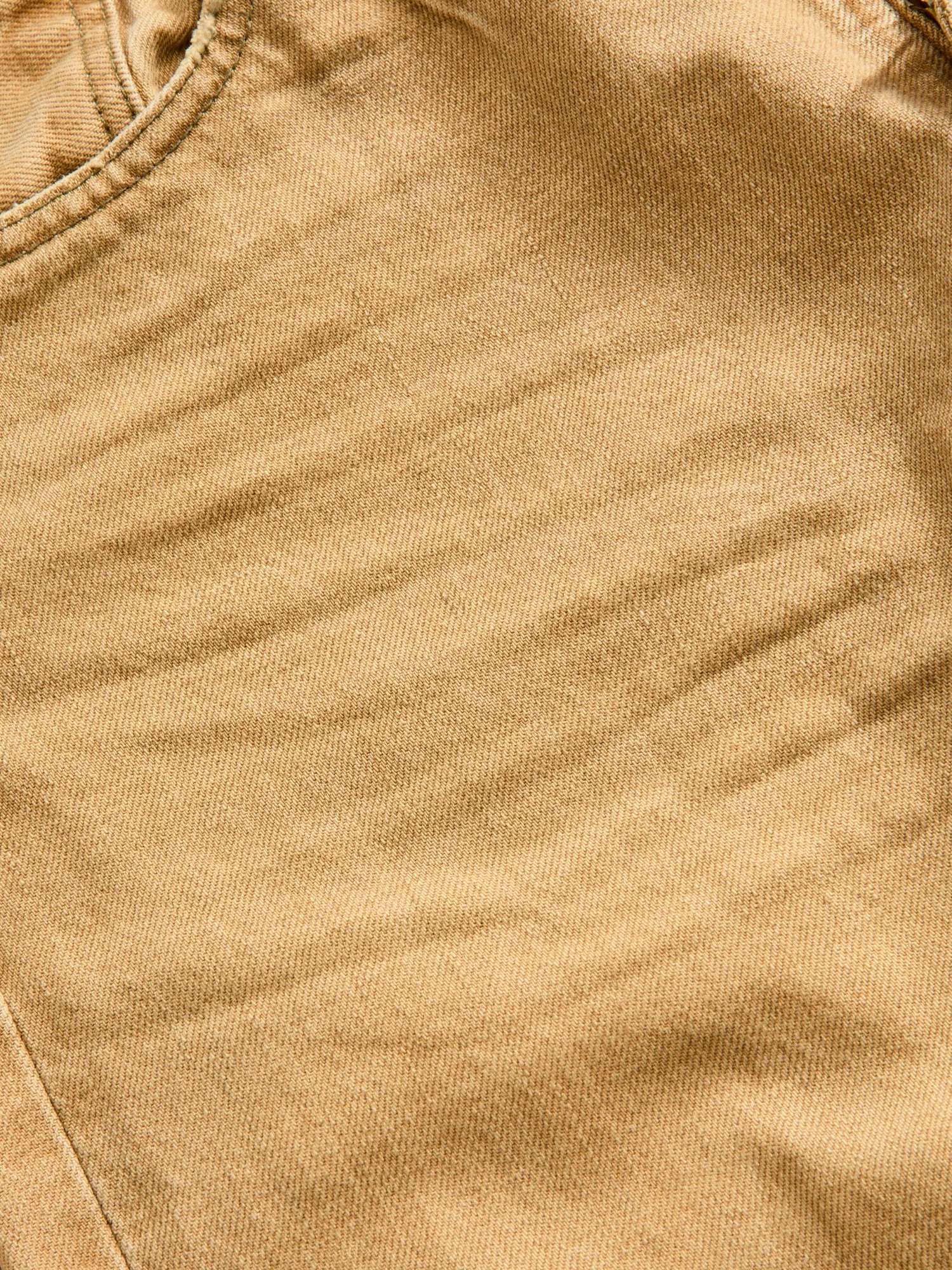 Vintage Tan 13.6oz Washed Denim - High Slim Fit