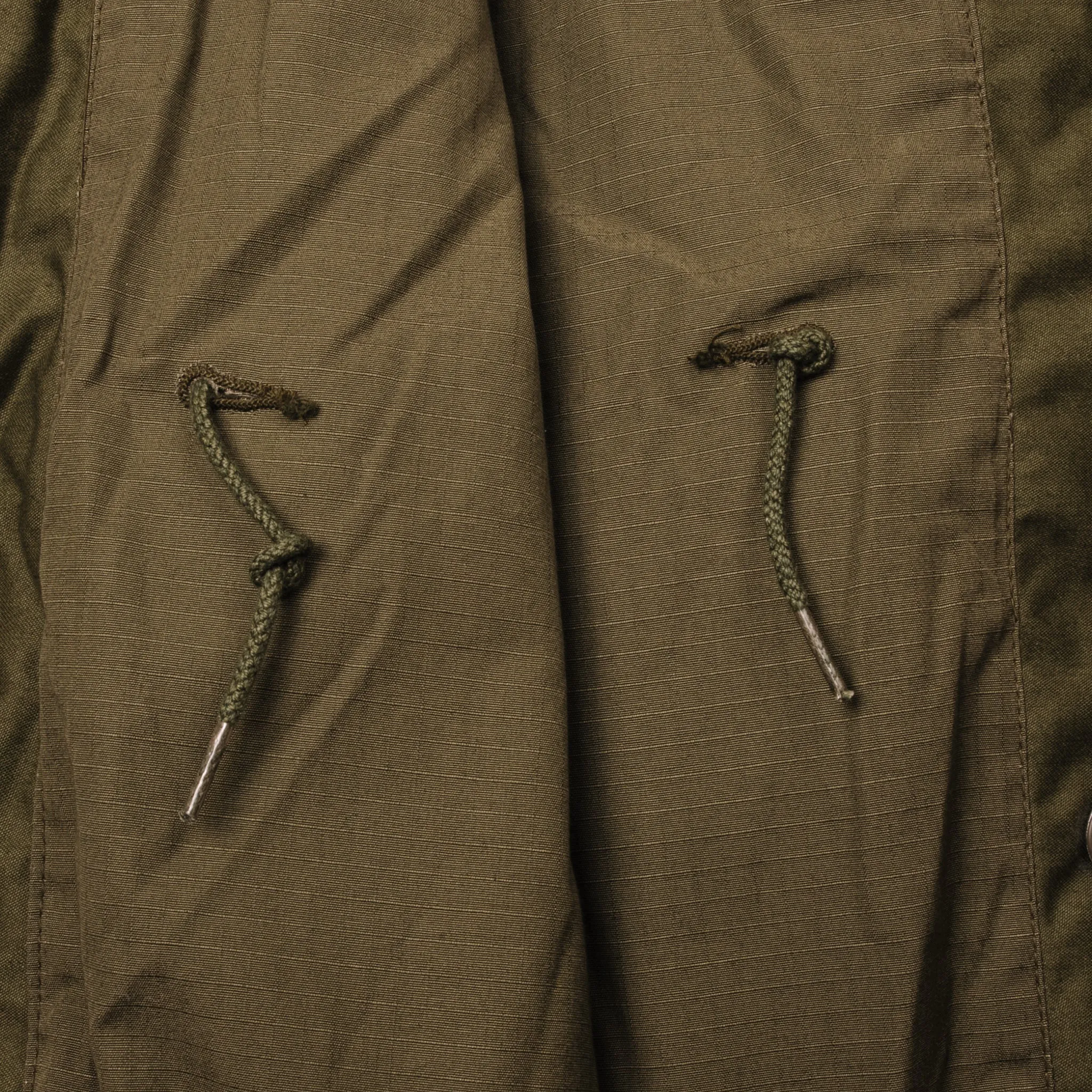 VINTAGE US ARMY M-1965 M65 FIELD JACKET 1981 SIZE XSMALL LONG DEADSTOCK