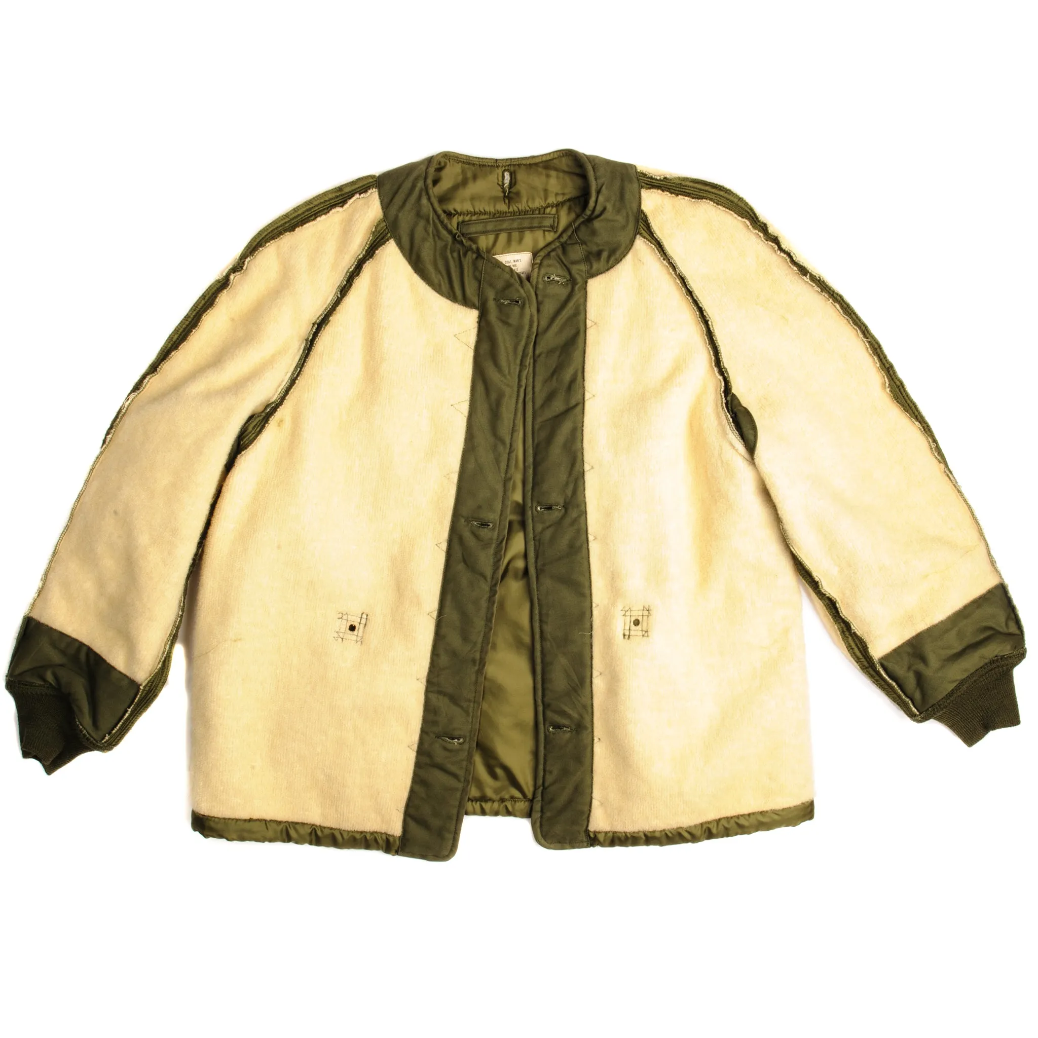 VINTAGE USAF WIND RESISTANT JACKET WITH LINER 1967 VIETNAM WAR SIZE LARGE REGULAR