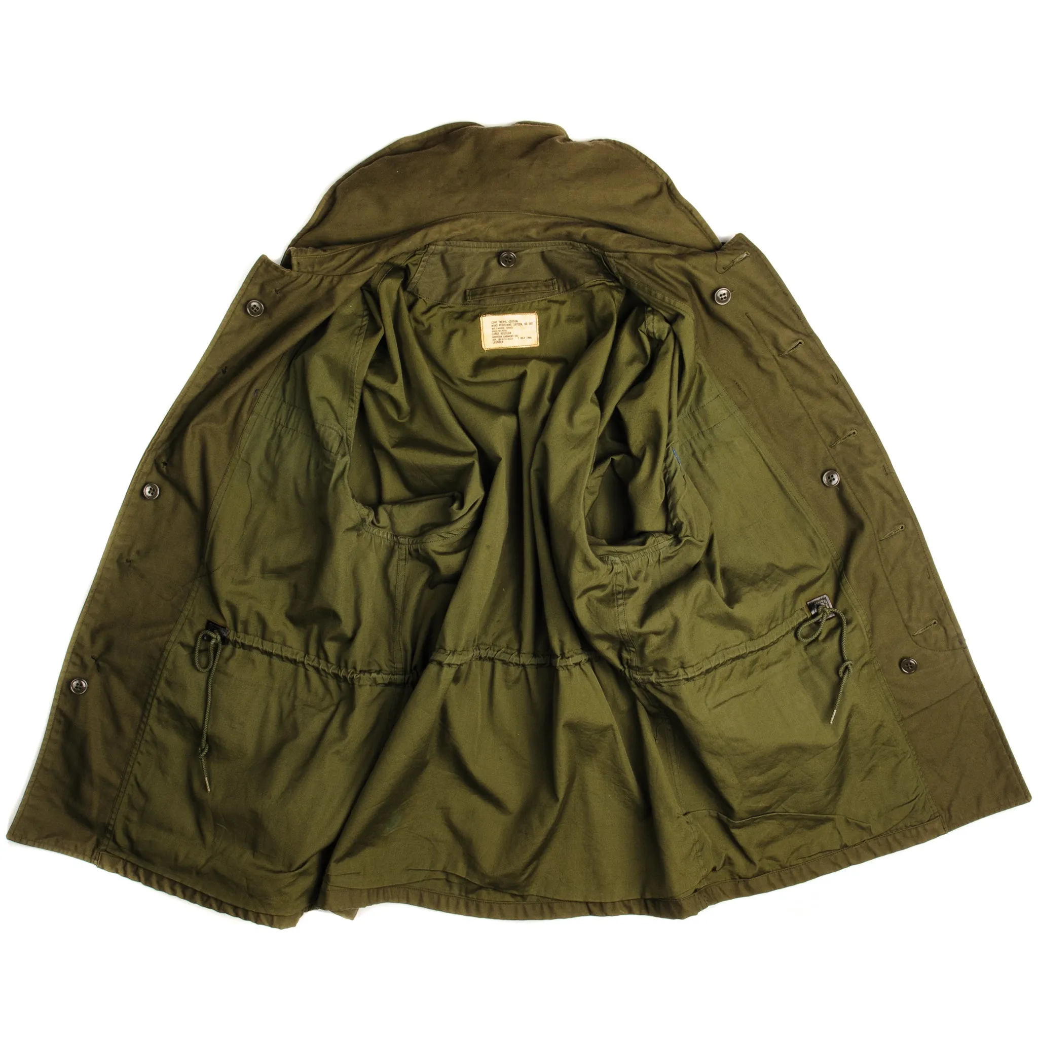 VINTAGE USAF WIND RESISTANT JACKET WITH LINER 1967 VIETNAM WAR SIZE LARGE REGULAR