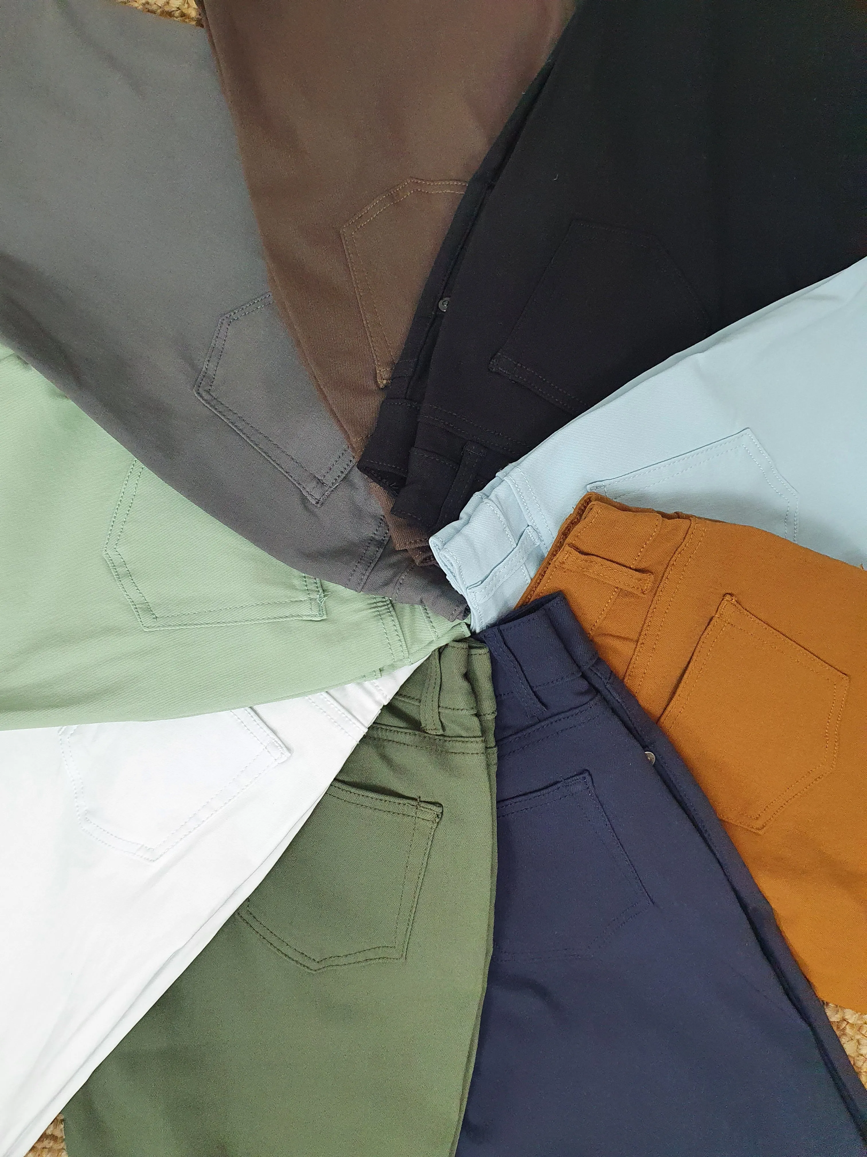 Wakee Stretch Jeans Khaki
