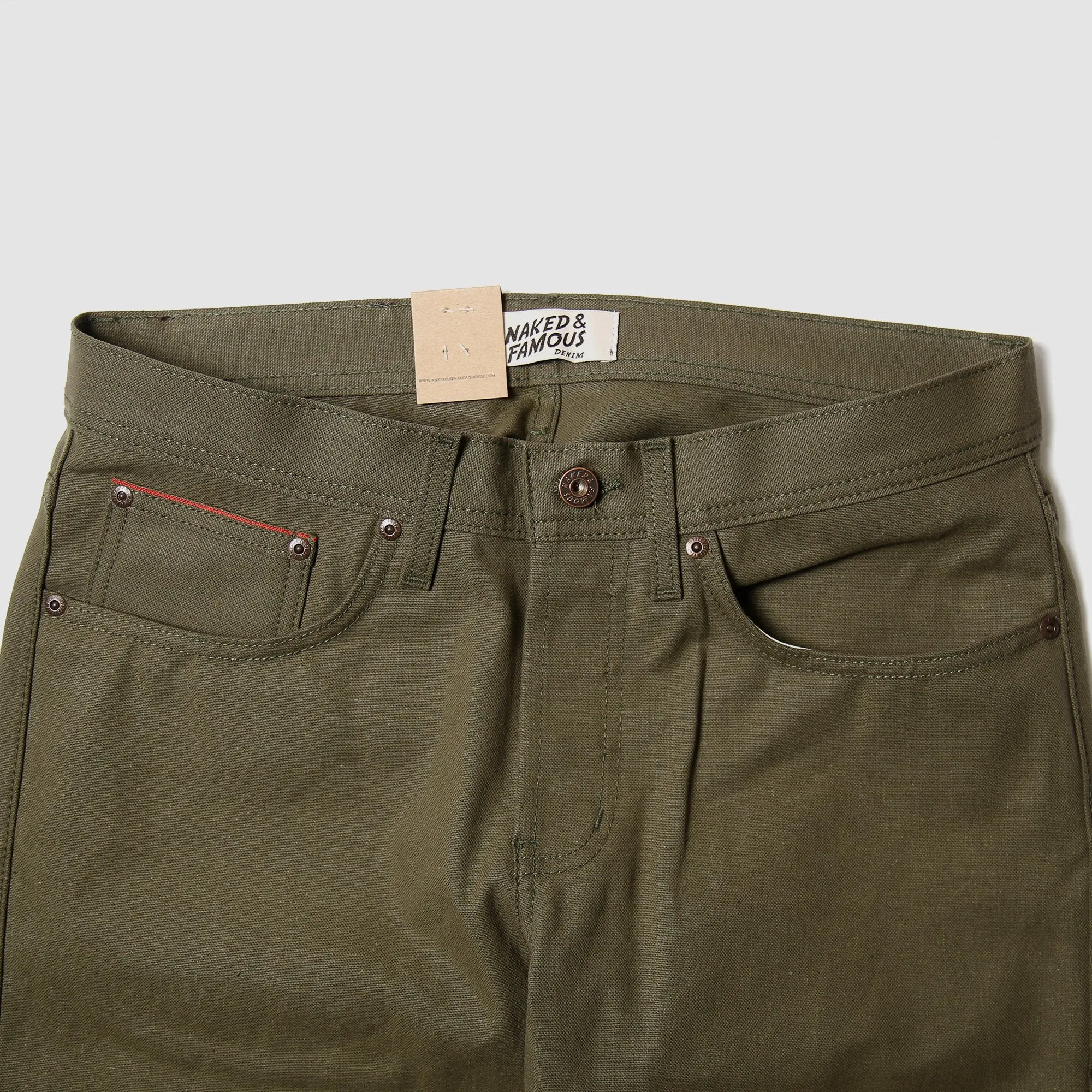 Weird Guy - Army Green Duck Selvedge