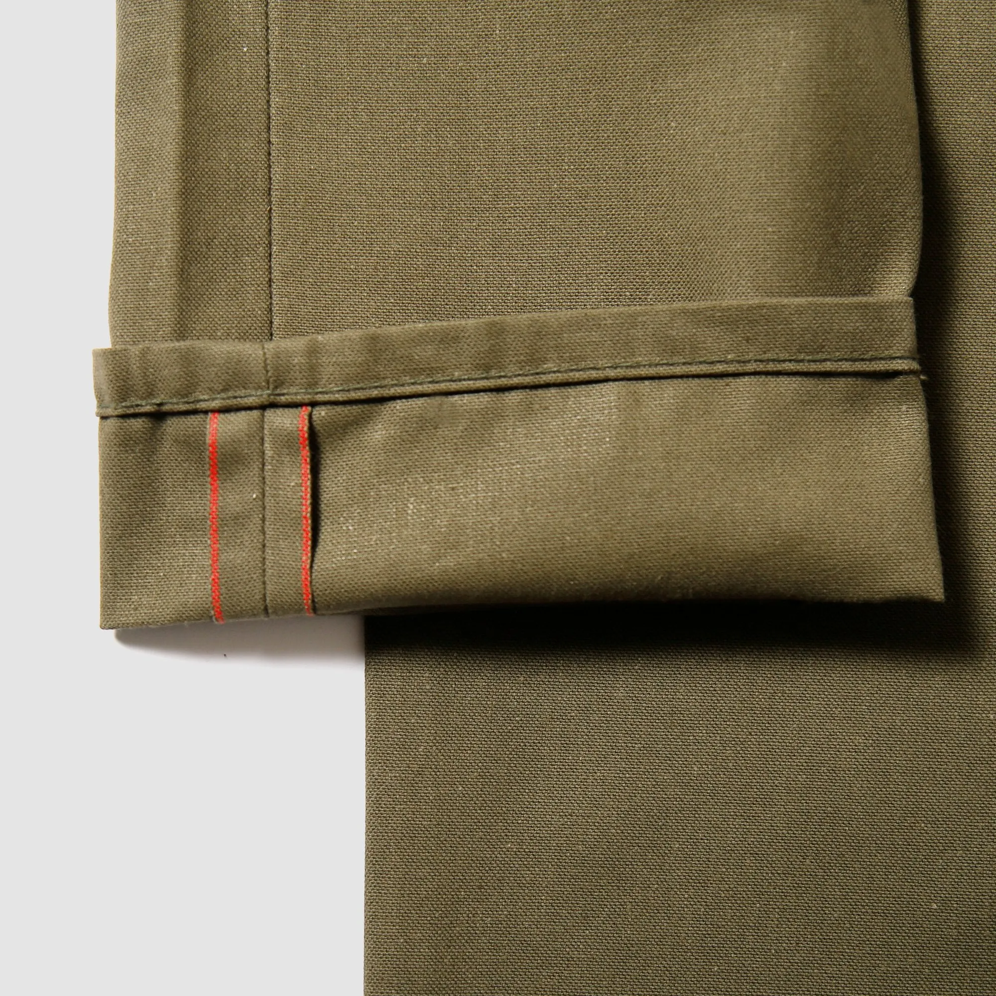 Weird Guy - Army Green Duck Selvedge