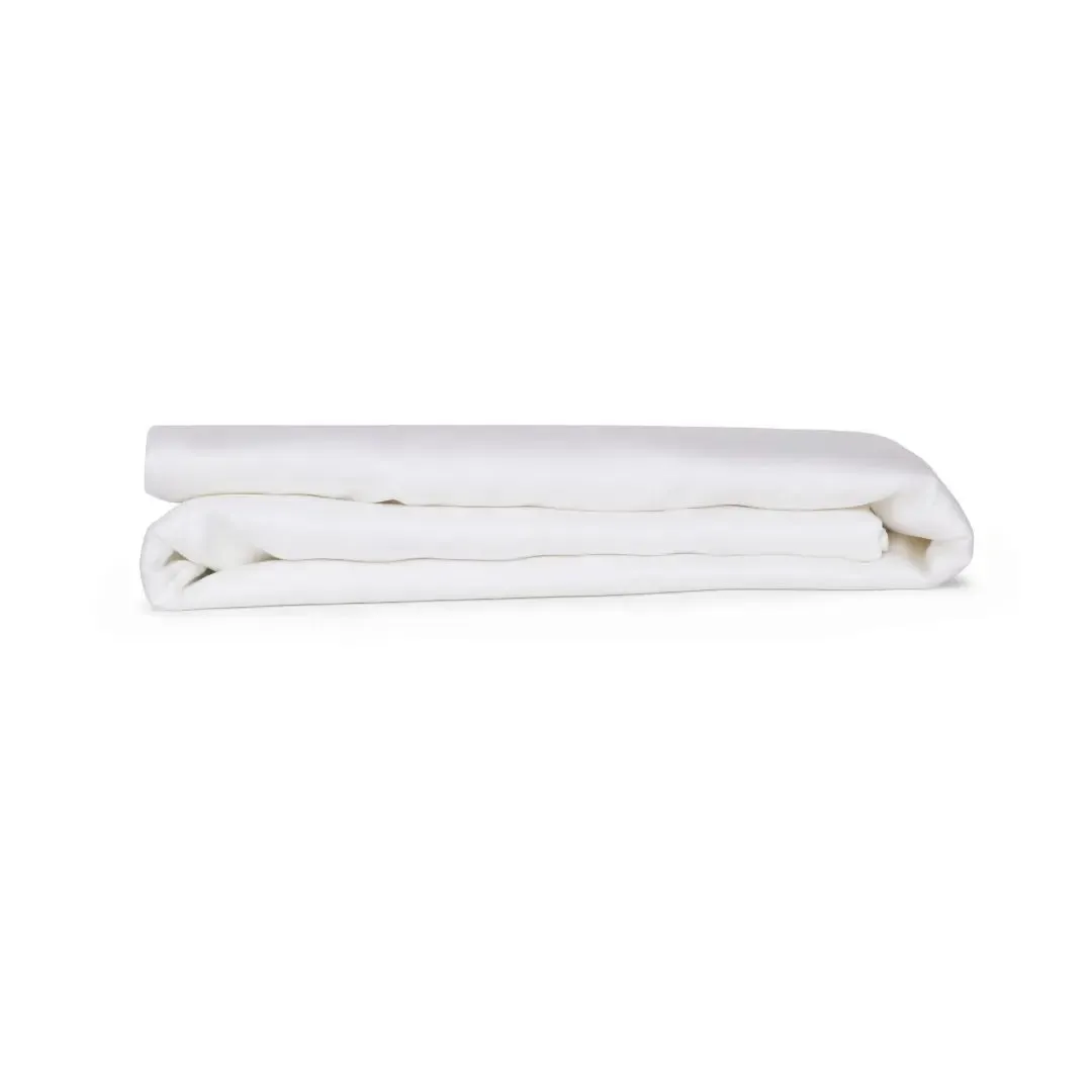 White Eucalyptus Silk Flat Sheet