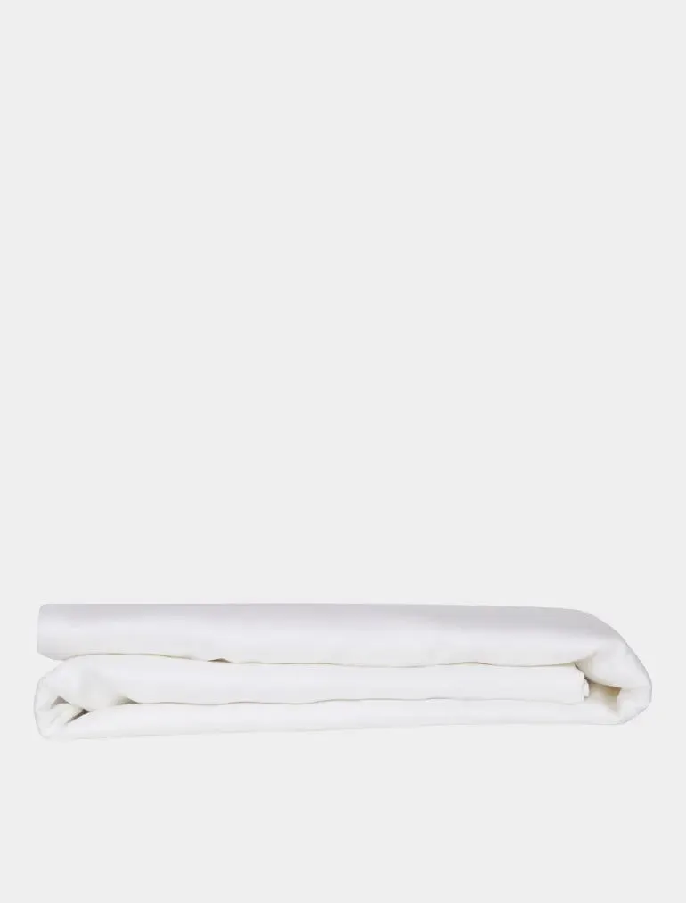 White Eucalyptus Silk Flat Sheet