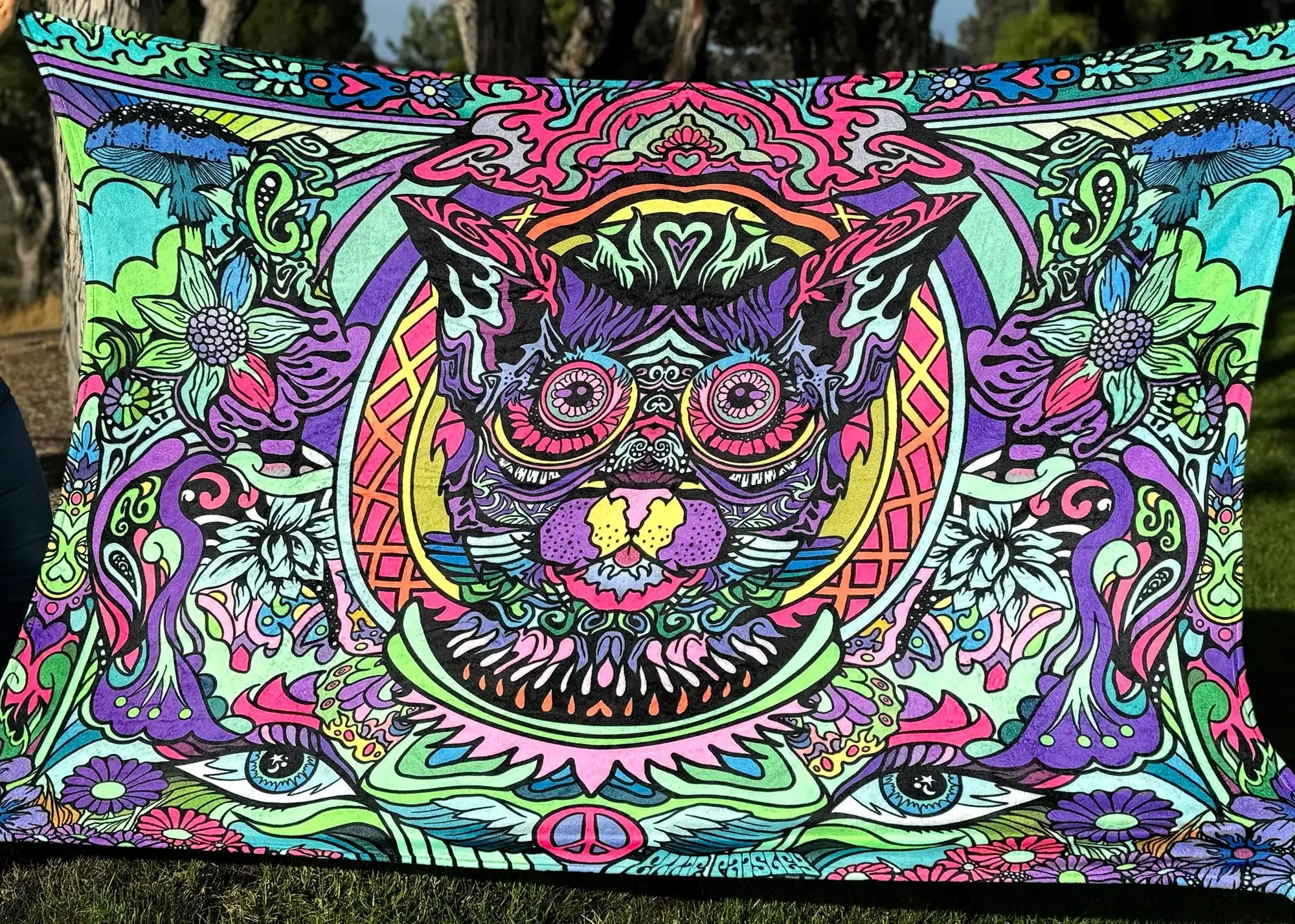 Wild Style 🌼🌈 Double Sided Blanket by Ellie Paisley