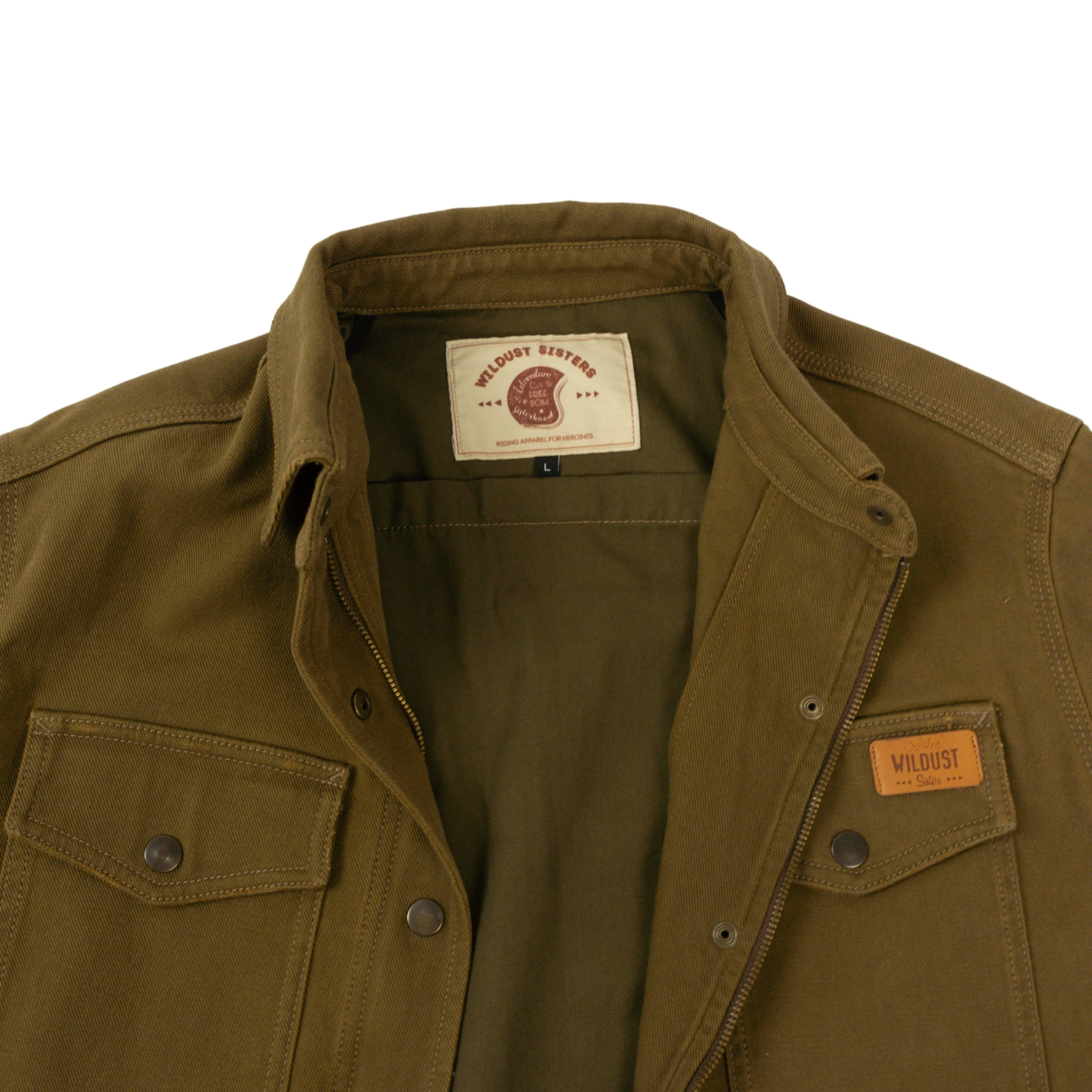 Wildust Sisters Armalith Moto Riding Shirt - Khaki