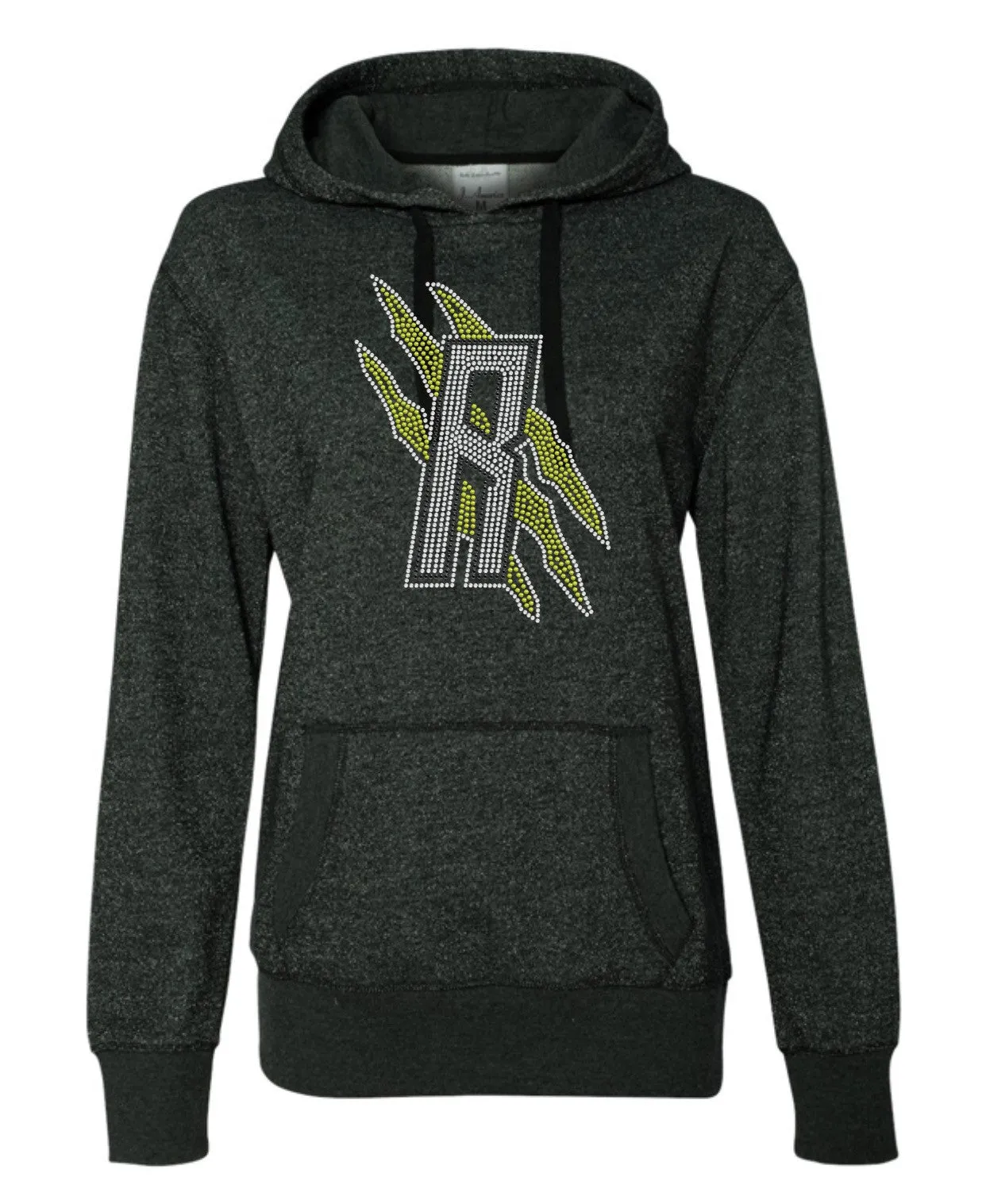 Women's Glitter French Terry Hooded Pullover-R