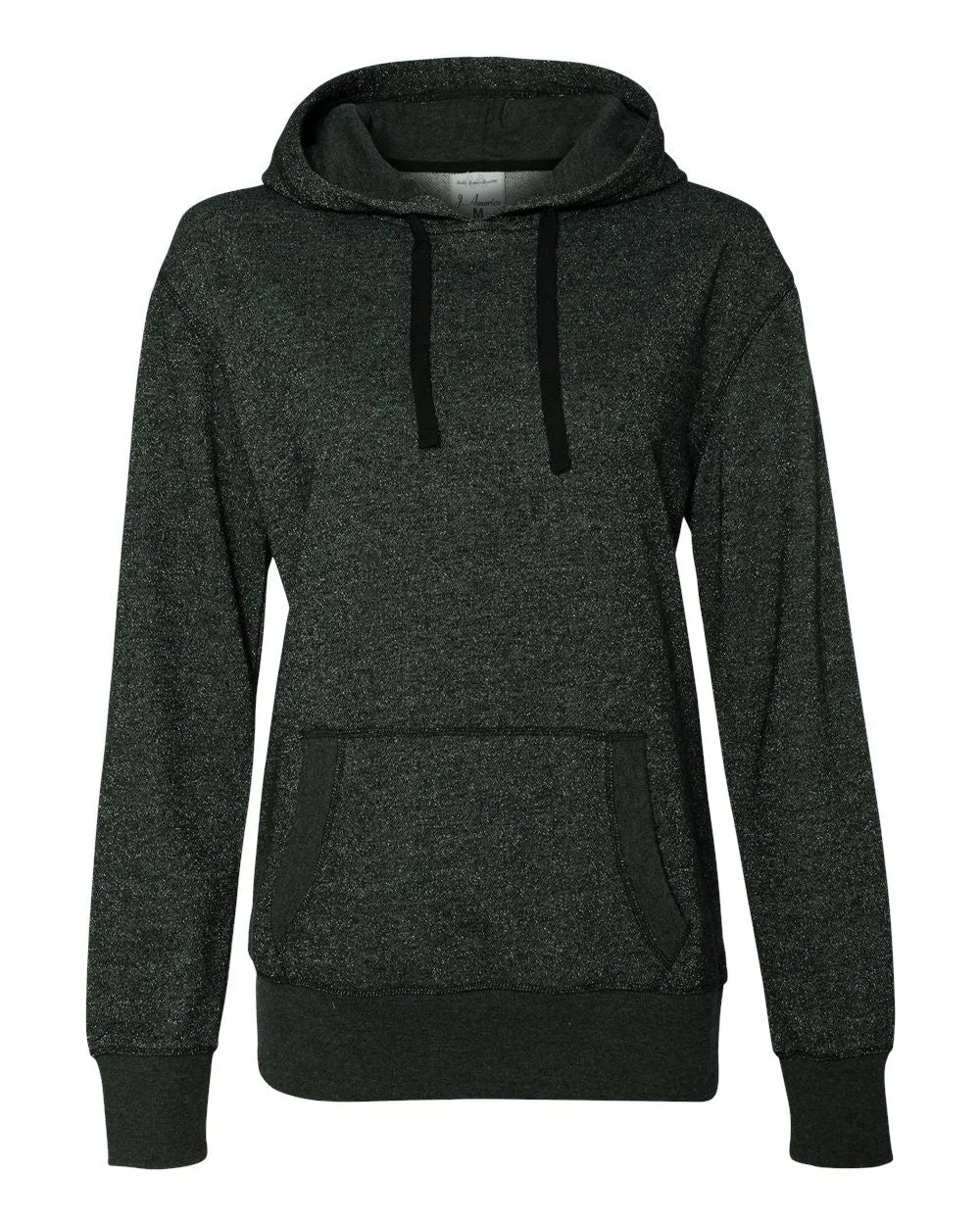 Women's Glitter French Terry Hooded Pullover-sjp