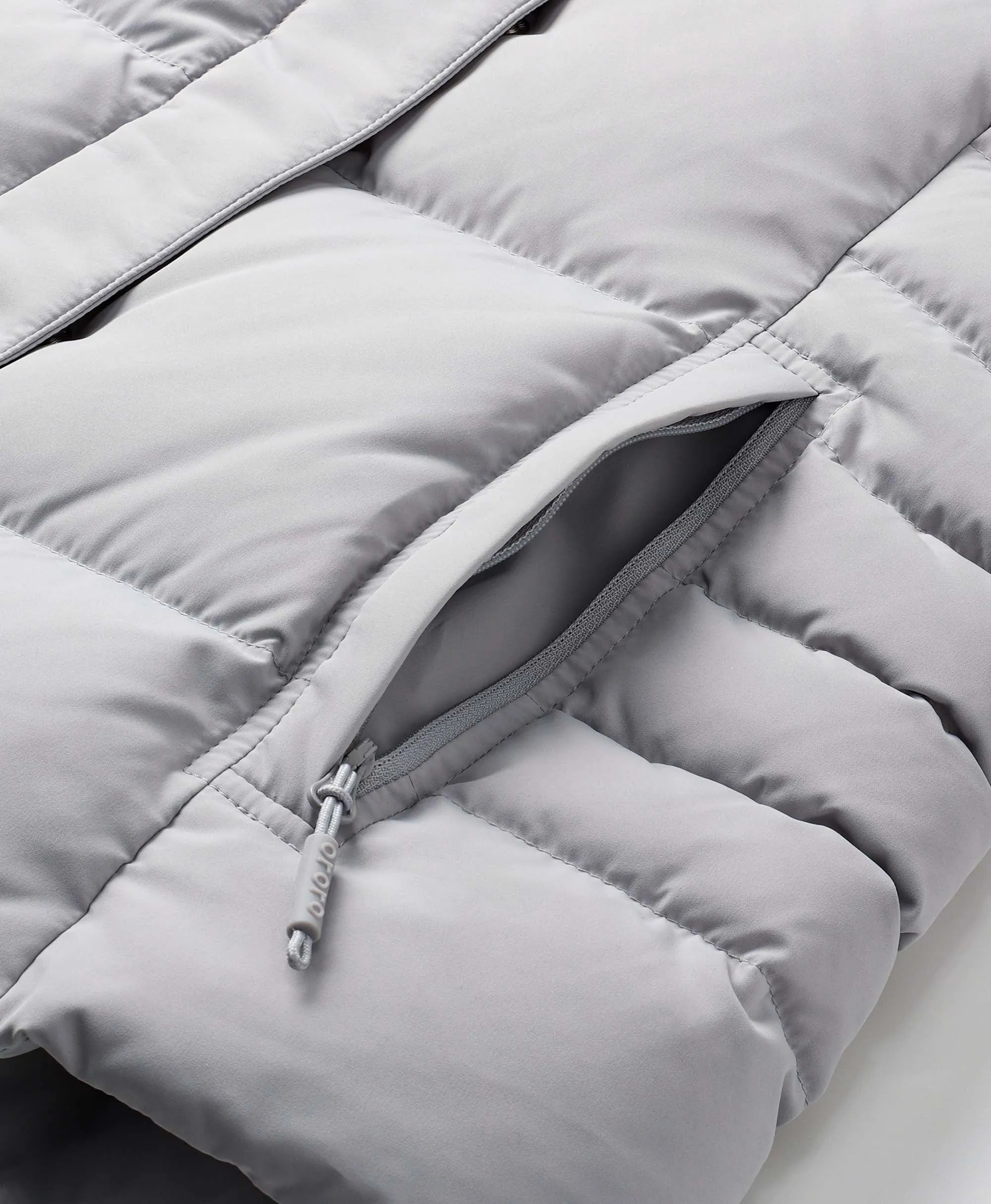 Women's Heated Down Vest - Grey