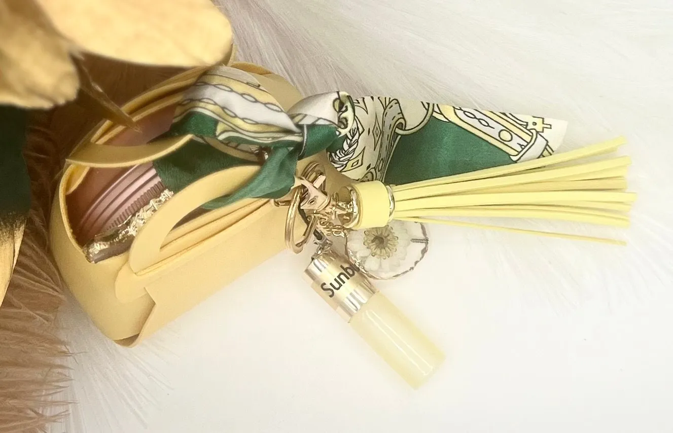 Yellow Purse Bag Gift Set